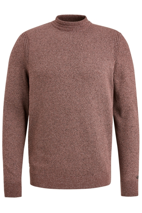 Cast Iron mock neck regular fit cotton mix